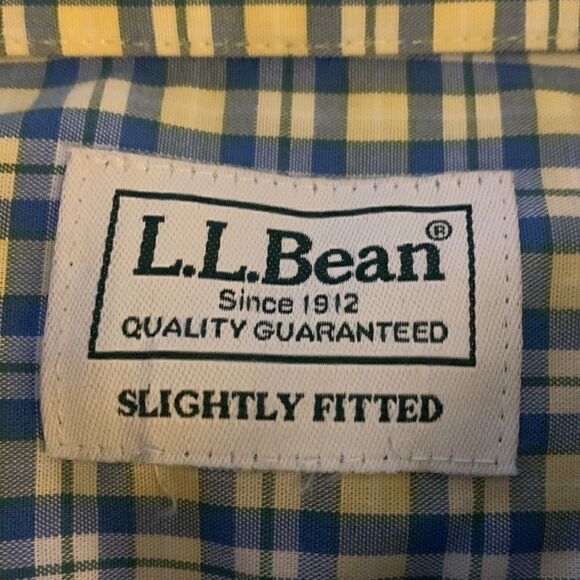 LL BEAN, long sleeve, single pocket, large, cotton - Picture 3 of 8